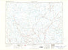 Millinocket Maine Historical topographic map, 1:250000 scale, 1 X 2 Degree, Year 1960