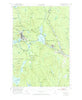 Millinocket Maine Historical topographic map, 1:62500 scale, 15 X 15 Minute, Year 1951