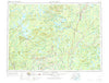 Millinocket Maine Historical topographic map, 1:250000 scale, 1 X 2 Degree, Year 1954