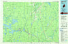 Millinocket Maine Historical topographic map, 1:100000 scale, 30 X 60 Minute, Year 1985