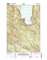 Milo North Maine Current topographic map, 1:24000 scale, 7.5 X 7.5 Minute, Year 2014