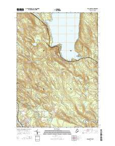 Milo North Maine Current topographic map, 1:24000 scale, 7.5 X 7.5 Minute, Year 2014