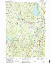 Minot Maine Historical topographic map, 1:24000 scale, 7.5 X 7.5 Minute, Year 1981