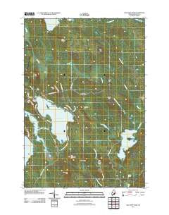 Molasses Pond Maine Historical topographic map, 1:24000 scale, 7.5 X 7.5 Minute, Year 2011