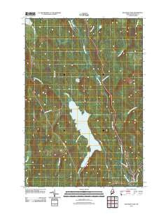 Molunkus Lake Maine Historical topographic map, 1:24000 scale, 7.5 X 7.5 Minute, Year 2011