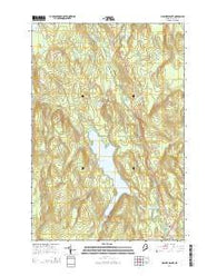 Molunkus Lake Maine Current topographic map, 1:24000 scale, 7.5 X 7.5 Minute, Year 2014