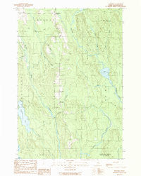Monarda Maine Historical topographic map, 1:24000 scale, 7.5 X 7.5 Minute, Year 1989