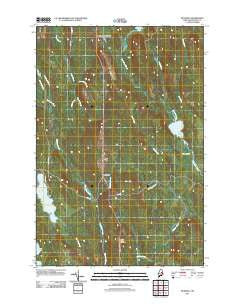 Monarda Maine Historical topographic map, 1:24000 scale, 7.5 X 7.5 Minute, Year 2011