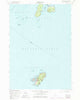 Monhegan Maine Historical topographic map, 1:24000 scale, 7.5 X 7.5 Minute, Year 1955