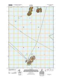 Monhegan Maine Historical topographic map, 1:24000 scale, 7.5 X 7.5 Minute, Year 2011