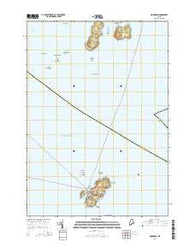 Monhegan Maine Current topographic map, 1:24000 scale, 7.5 X 7.5 Minute, Year 2014