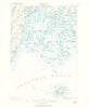 Monhegan Maine Historical topographic map, 1:62500 scale, 15 X 15 Minute, Year 1904