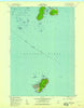 Monhegan Maine Historical topographic map, 1:24000 scale, 7.5 X 7.5 Minute, Year 1955