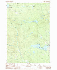 Monson West Maine Historical topographic map, 1:24000 scale, 7.5 X 7.5 Minute, Year 1989