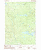 Monson West Maine Historical topographic map, 1:24000 scale, 7.5 X 7.5 Minute, Year 1989