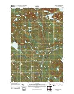 Monson East Maine Historical topographic map, 1:24000 scale, 7.5 X 7.5 Minute, Year 2011