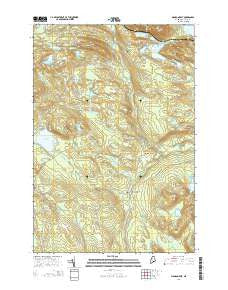 Monson East Maine Current topographic map, 1:24000 scale, 7.5 X 7.5 Minute, Year 2014