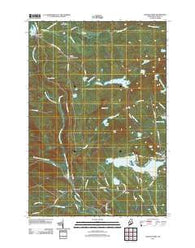 Monson West Maine Historical topographic map, 1:24000 scale, 7.5 X 7.5 Minute, Year 2011