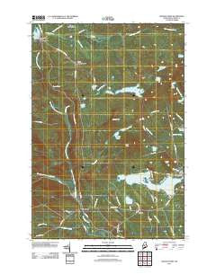 Monson West Maine Historical topographic map, 1:24000 scale, 7.5 X 7.5 Minute, Year 2011