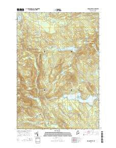 Monson West Maine Current topographic map, 1:24000 scale, 7.5 X 7.5 Minute, Year 2014