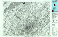 Montmagny Maine Historical topographic map, 1:100000 scale, 30 X 60 Minute, Year 1993