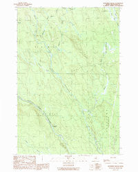 Monument Brook Maine Historical topographic map, 1:24000 scale, 7.5 X 7.5 Minute, Year 1989