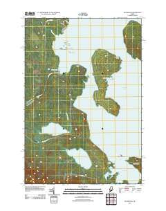 Moosehead Maine Historical topographic map, 1:24000 scale, 7.5 X 7.5 Minute, Year 2011