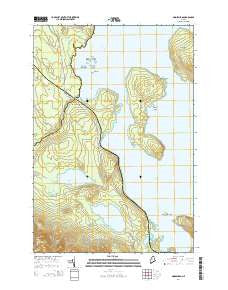Moosehead Maine Current topographic map, 1:24000 scale, 7.5 X 7.5 Minute, Year 2014