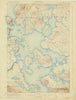 Moosehead Lake Maine Historical topographic map, 1:62500 scale, 15 X 15 Minute, Year 1922