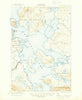 Moosehead Lake Maine Historical topographic map, 1:62500 scale, 15 X 15 Minute, Year 1922