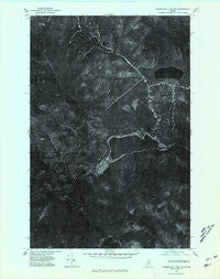 Mooseleuk Lake NE Maine Historical topographic map, 1:24000 scale, 7.5 X 7.5 Minute, Year 1975