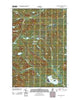 Mooseleuk Lake Maine Historical topographic map, 1:24000 scale, 7.5 X 7.5 Minute, Year 2011