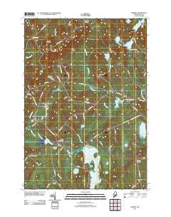 Morrill Maine Historical topographic map, 1:24000 scale, 7.5 X 7.5 Minute, Year 2011