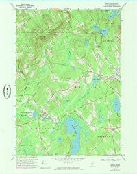 Morrill Maine Historical topographic map, 1:24000 scale, 7.5 X 7.5 Minute, Year 1960