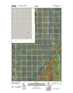 Morrison Brook Maine Historical topographic map, 1:24000 scale, 7.5 X 7.5 Minute, Year 2011