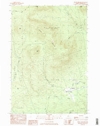 Mount Abraham Maine Historical topographic map, 1:24000 scale, 7.5 X 7.5 Minute, Year 1984