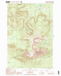 Mount Katahdin Maine Historical topographic map, 1:24000 scale, 7.5 X 7.5 Minute, Year 1997