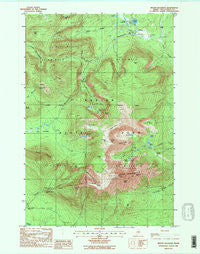Mount Katahdin Maine Historical topographic map, 1:24000 scale, 7.5 X 7.5 Minute, Year 1988