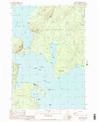 Mount Kineo Maine Historical topographic map, 1:24000 scale, 7.5 X 7.5 Minute, Year 1989