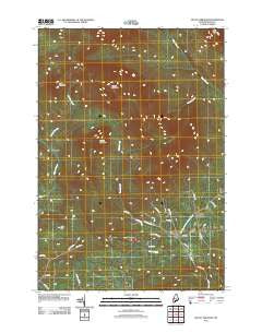 Mount Abraham Maine Historical topographic map, 1:24000 scale, 7.5 X 7.5 Minute, Year 2011