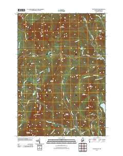 Mount Blue Maine Historical topographic map, 1:24000 scale, 7.5 X 7.5 Minute, Year 2011