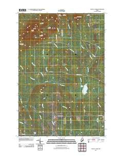 Mount Chase Maine Historical topographic map, 1:24000 scale, 7.5 X 7.5 Minute, Year 2011