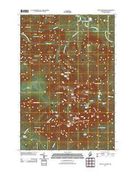 Mount Katahdin Maine Historical topographic map, 1:24000 scale, 7.5 X 7.5 Minute, Year 2011