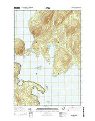Mount Kineo Maine Current topographic map, 1:24000 scale, 7.5 X 7.5 Minute, Year 2014