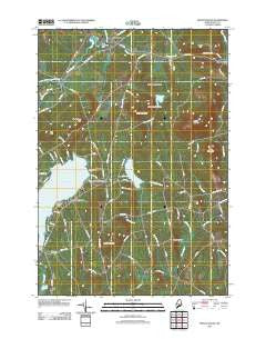 Mount Waldo Maine Historical topographic map, 1:24000 scale, 7.5 X 7.5 Minute, Year 2011