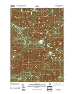 Mount Zircon Maine Historical topographic map, 1:24000 scale, 7.5 X 7.5 Minute, Year 2011