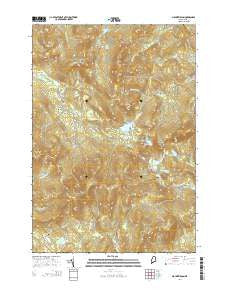 Mount Zircon Maine Current topographic map, 1:24000 scale, 7.5 X 7.5 Minute, Year 2014