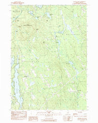 Mousam Lake Maine Historical topographic map, 1:24000 scale, 7.5 X 7.5 Minute, Year 1983
