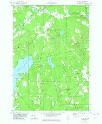 Mt Waldo Maine Historical topographic map, 1:24000 scale, 7.5 X 7.5 Minute, Year 1982