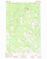 Mud Lake Maine Historical topographic map, 1:24000 scale, 7.5 X 7.5 Minute, Year 1985